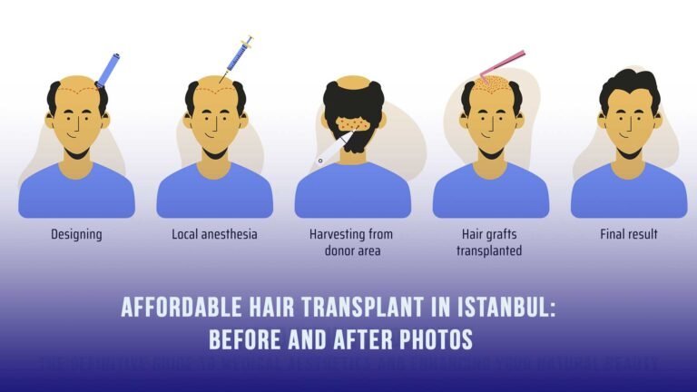 Hair transplant in Istanbul before and after photos