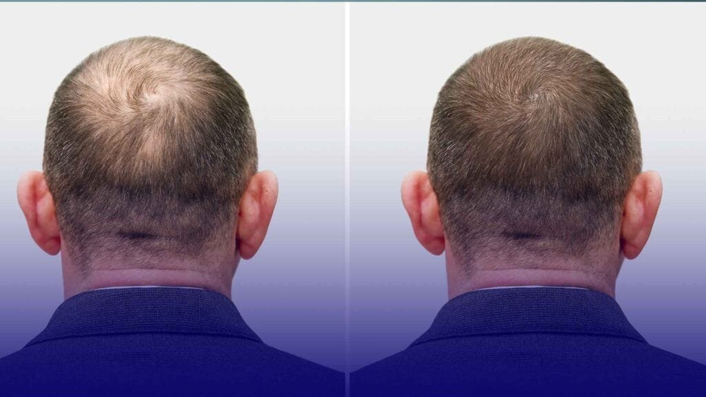 Male hair transplant