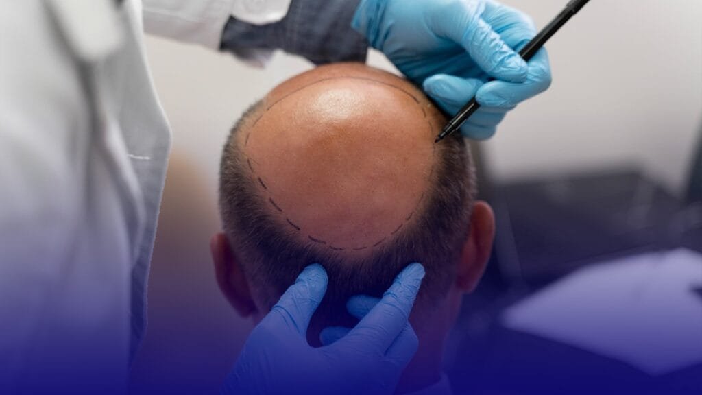 During a hair transplant surgery in Istanbul